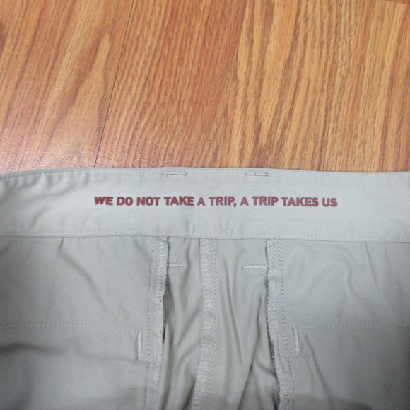 36x30 RHONE REGULAR FIT Mens GOLF PANTS POLYESTER KHAKI Sz 36W x 30L - Picture 6 of 6